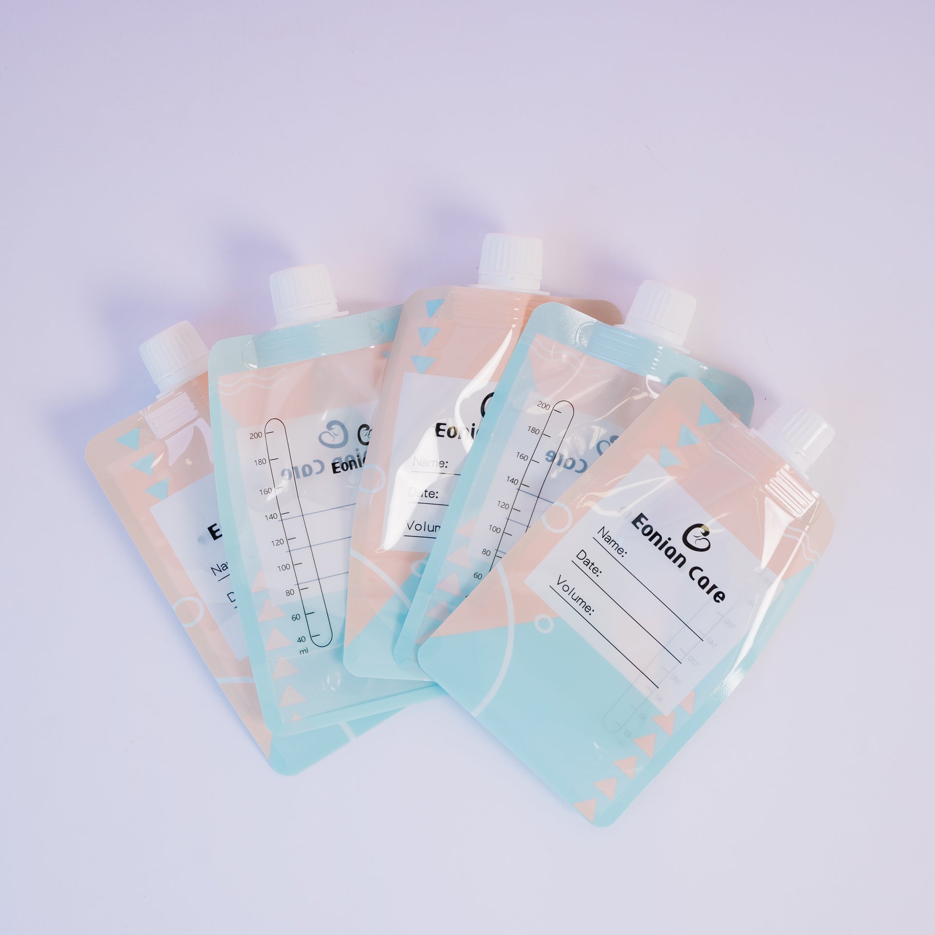 BREAST MILK STORAGE BAGS WITH 2 PUMP ADAPTERS