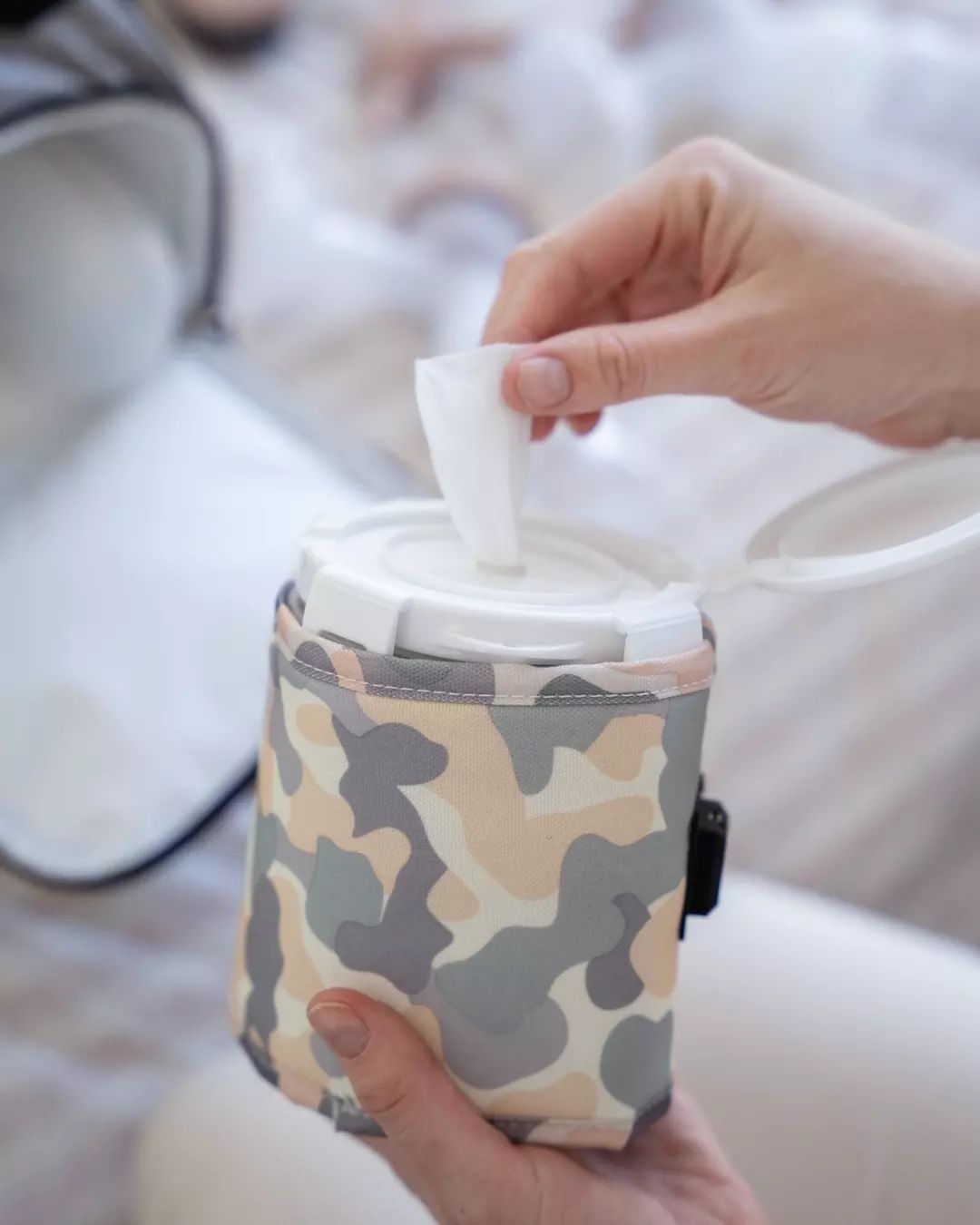 dispenser for wet wipes