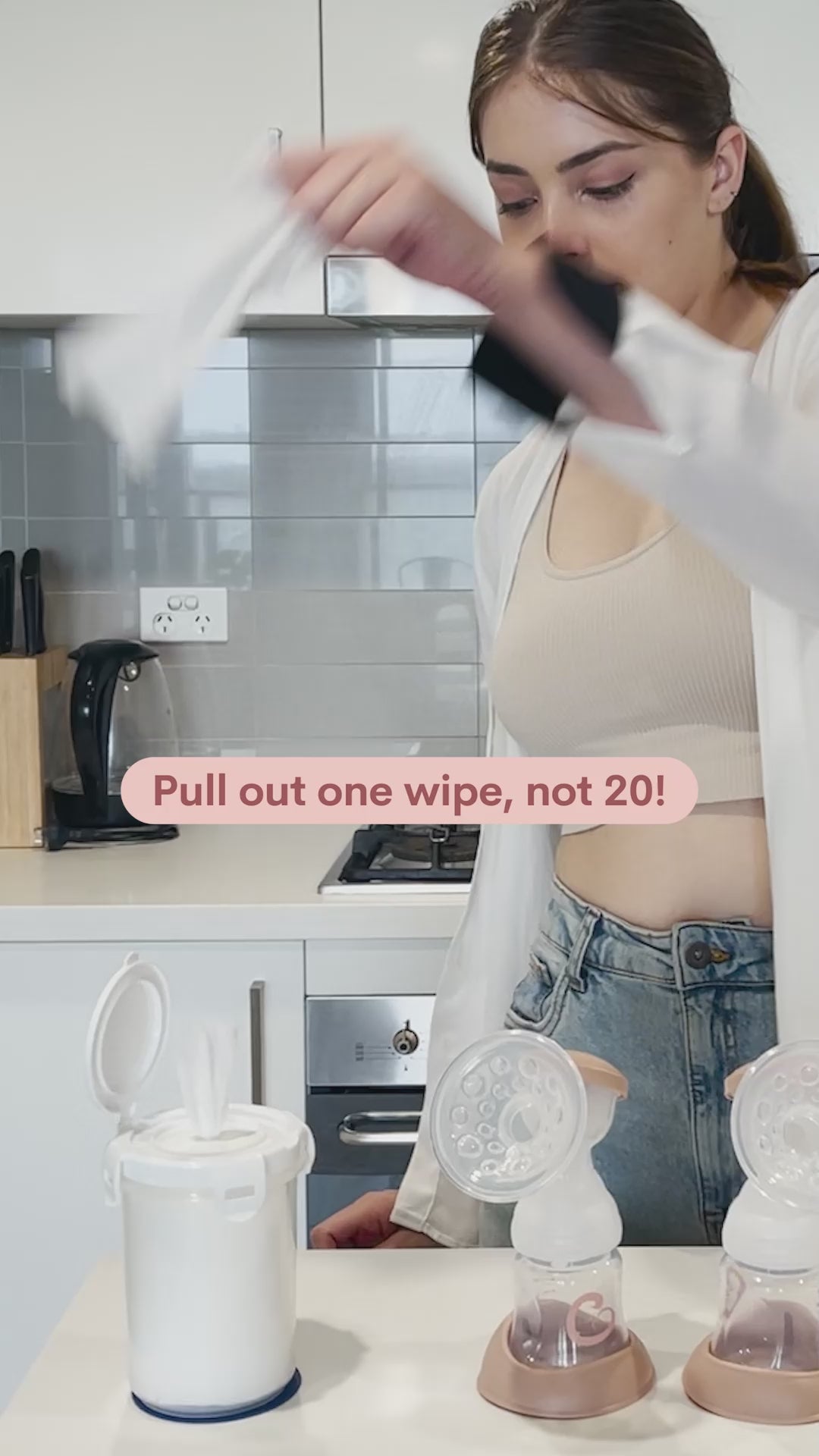 Eonian Care Newborn Care Box -- Baby Nail Trimmer, Pure Cotton Dry Wet Wipes and Refill.