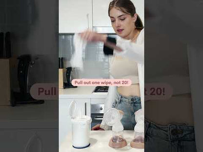 Re-heatable Wet + Dry Baby Wipe &amp; Dispenser